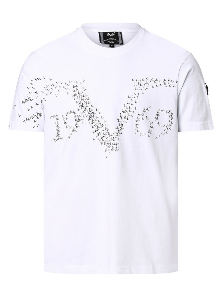 19V69 Italia - T-shirt męski  Fannis, biały