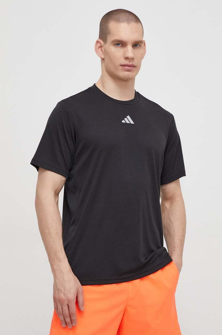 adidas Performance t-shirt treningowy HIIT 3S kolor czarny gładki IL7128