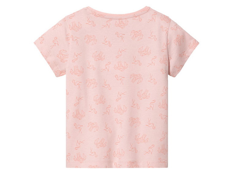 lupilu T-shirt dziewczęcy z bawełną (98/104, Różowy)