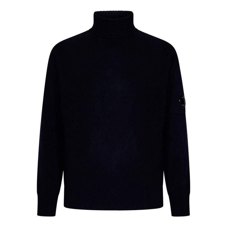 Niebieski Sweter Aw23 dla Mężczyzn C.p. Company