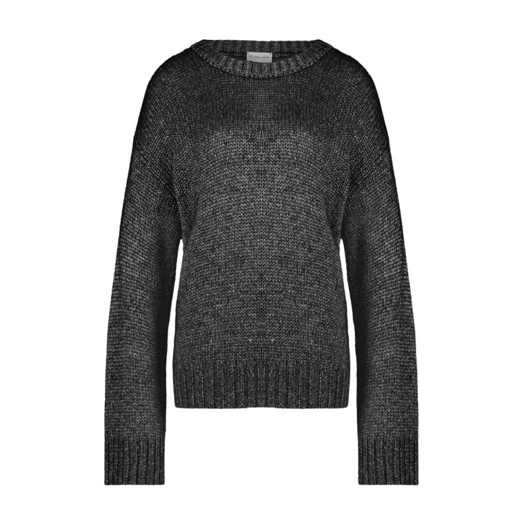 Sweter Filippa PU | Czarny Melanż Jane Lushka