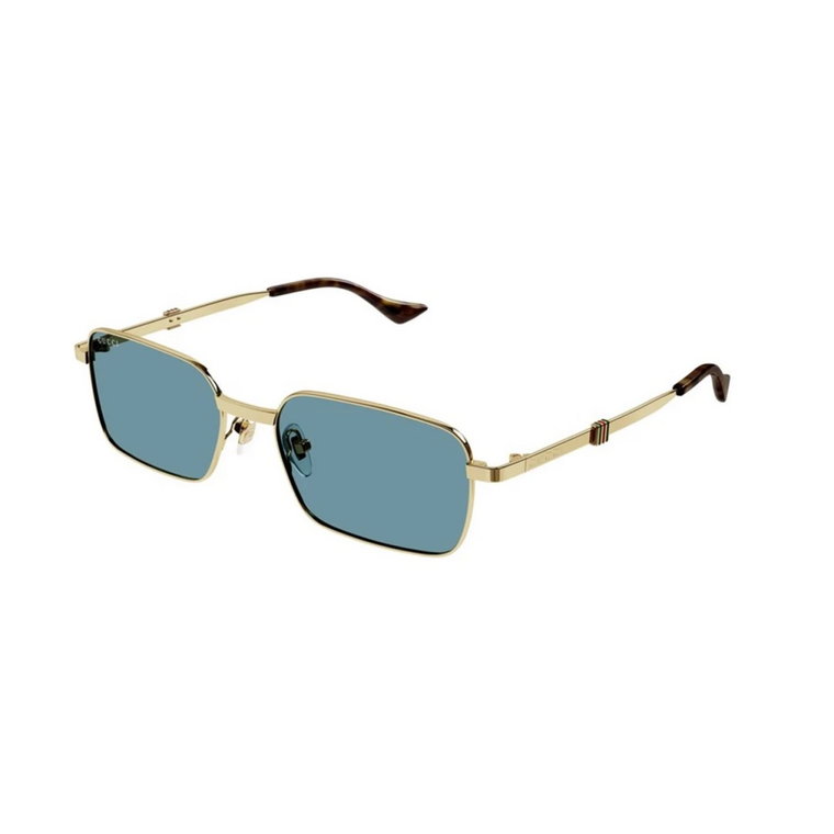 Złote Niebieskie Okulary Gg1495S 003 Gucci