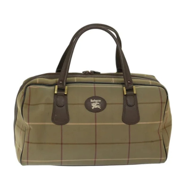 Pre-owned Canvas handbags Burberry Vintage