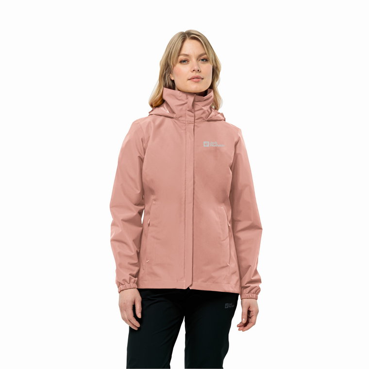 Damska kurtka Jack Wolfskin STORMY POINT 2L JKT W rose dawn - XS