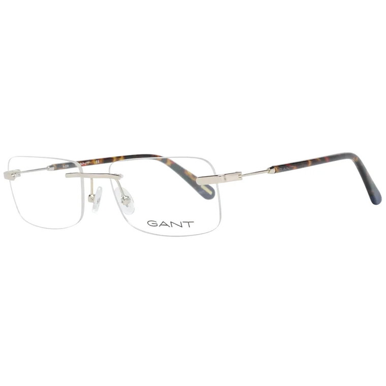 Złote Męskie Okulary Optyczne Gant
