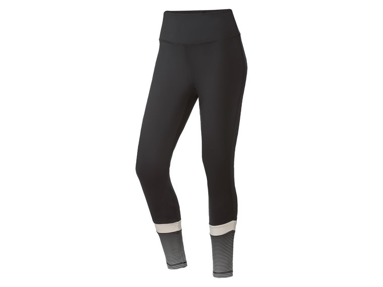 CRIVIT Legginsy funkcyjne damskie (S (36-38), Czarny)