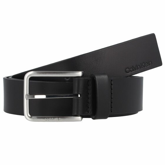 Calvin Klein Pasek skórzany black 100 cm