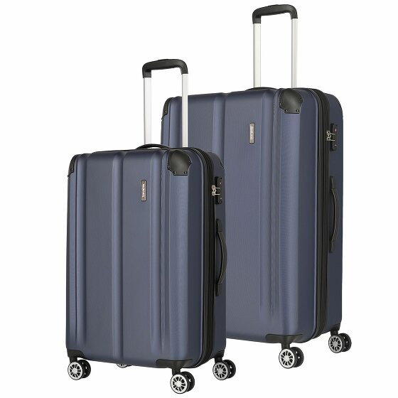 Travelite City 4-Wheel Suitcase Set 2szt. marine