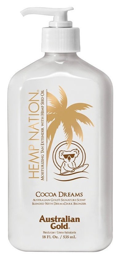 Lotion po opalaniu Australian Gold Hemp Nation Cocoa Dreams Tan Extender Body nawilżający 535 ml (0054402410226). Kosmetyki do ochrony przeciwsłonecznej