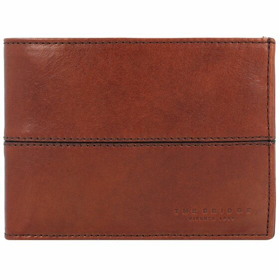 The Bridge Vespucci Wallet Leather 14 cm brown-gold