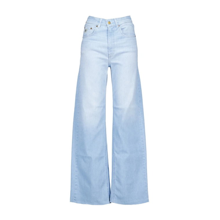Letnie Spodnie Jeansowe w Kolorze Niebieskim Lois