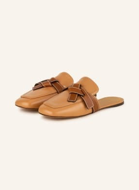 Loewe Klapki Typu Mules Gate beige