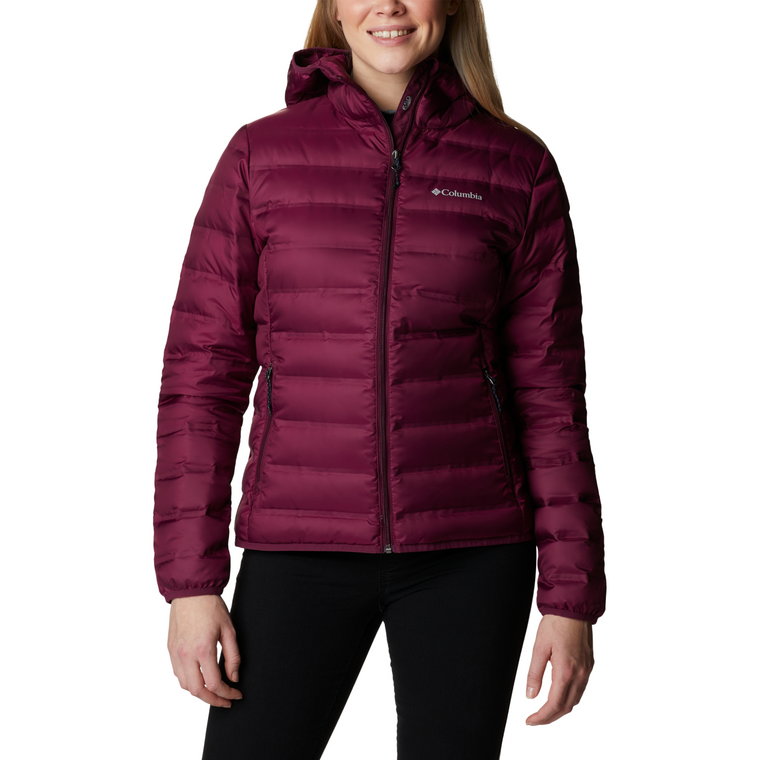 Damska kurtka puchowa Columbia Lake 22 Down Hooded Jacket marionberry - S