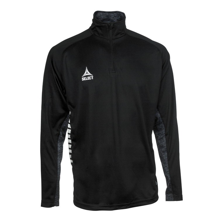 Bluza piłkarska dziecięca dresowa rozpinana Select SPAIN 1/2 ZIP czarna