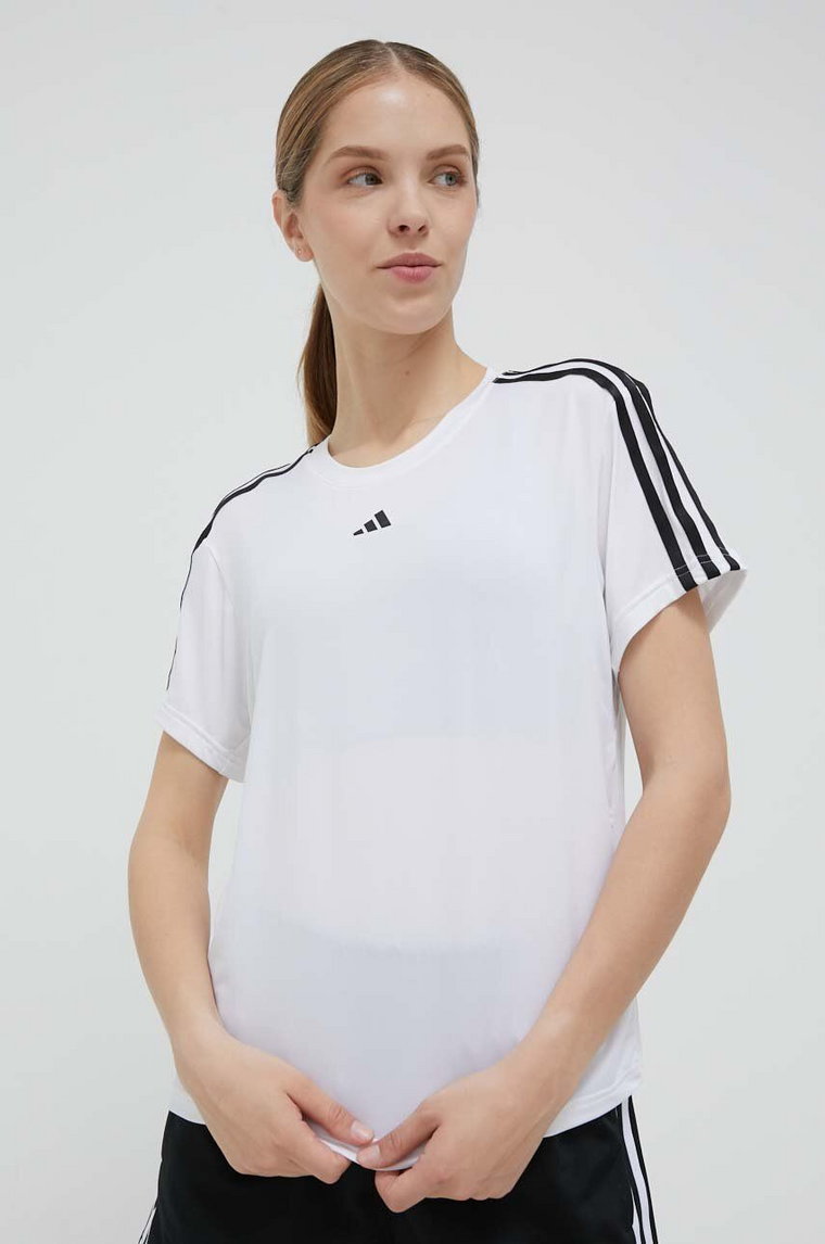 adidas Performance t-shirt treningowy Train Essentials kolor biały