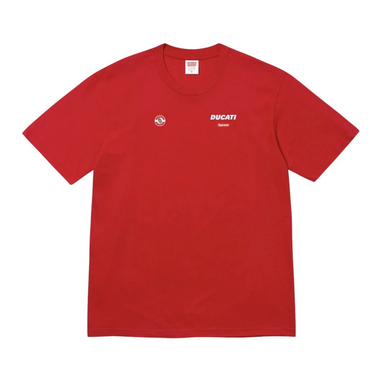 Limitowana edycja Ducati Logo Tee Czerwona Supreme