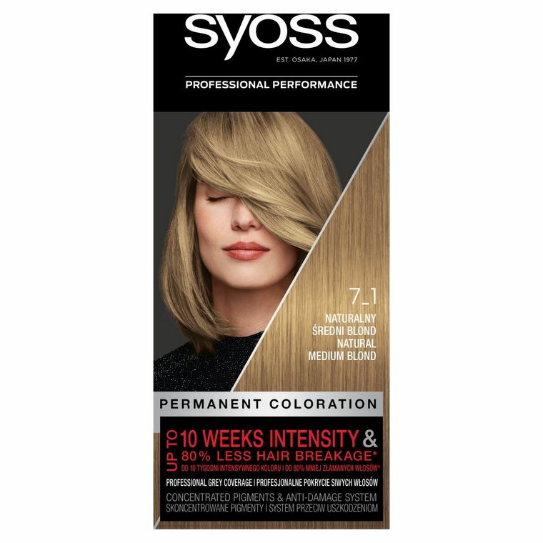 Syoss Farba do włosów Natural Medium Blond 7-1