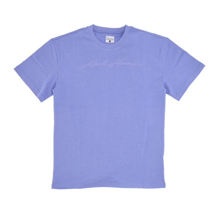 Autograph Heavy Jersey Boxy Tee Lilac Karl Kani