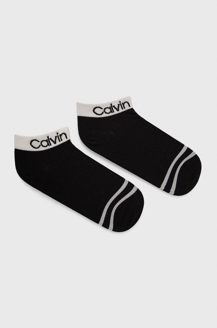 Calvin Klein Skarpetki (2-pack) damskie kolor czarny