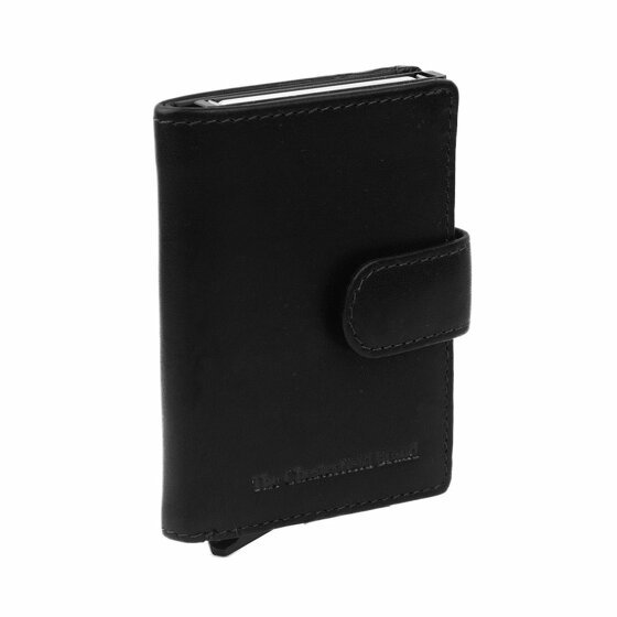The Chesterfield Brand Wax Pull Up Etui na karty kredytowe Ochrona RFID Skórzany 7 cm schwarz