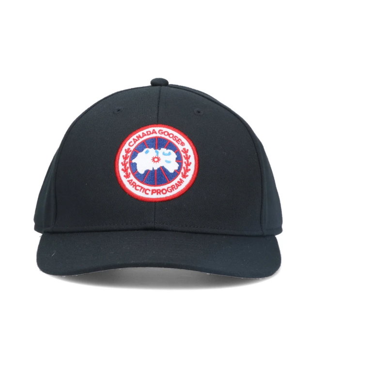 Czarna czapka baseballowa z logo Canada Goose Canada Goose