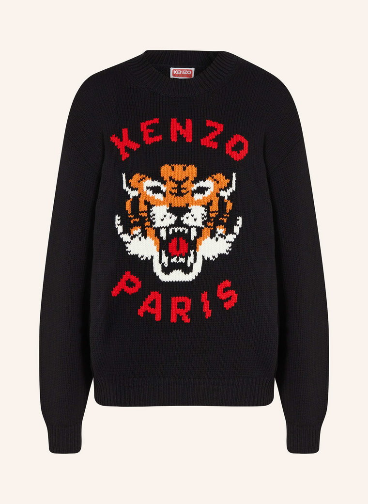 Kenzo Sweter Tiger schwarz