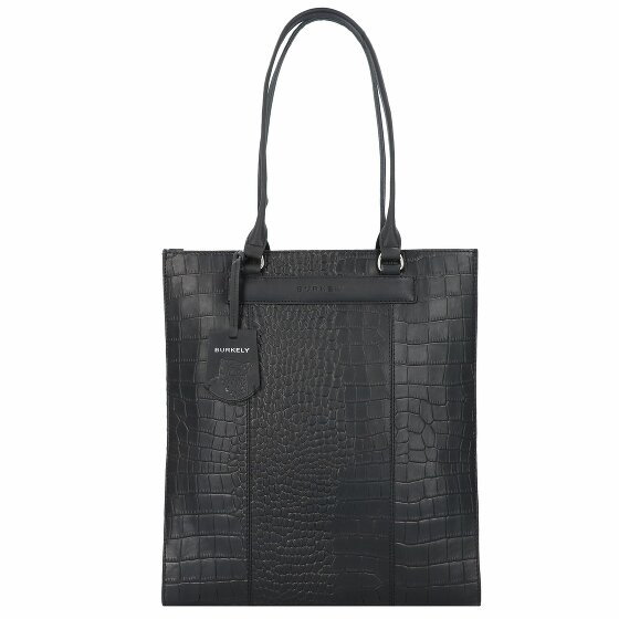 Burkely Casual Cayla Shopper Bag Skórzany 33 cm Komora na laptopa black