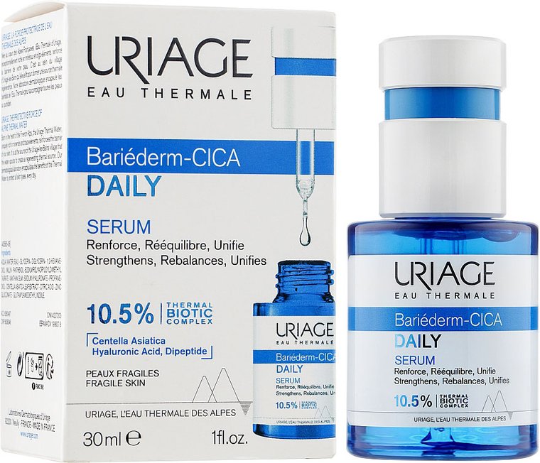 Serum do twarzy Uriage Bariederm Cica Daily Serum 30 ml (3661434011931). Serum do twarzy