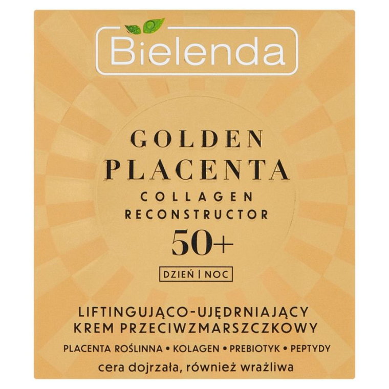 Bielenda Golden Placenta - Liftingująco-ujędrniający krem przeciwzmarszczkowy 50+ dzień/noc 50ml