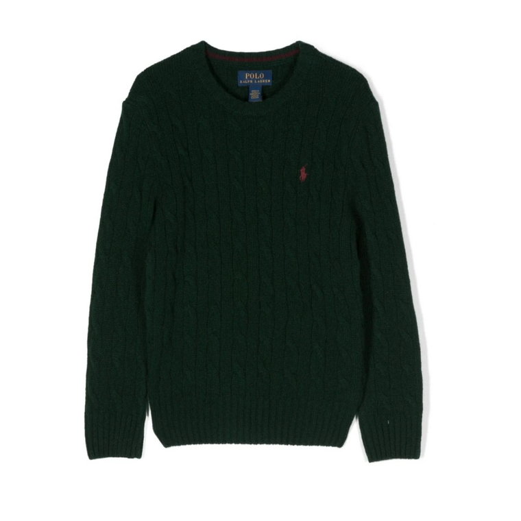 Zielone Swetry LS CN Po-Sweater-Pullover Polo Ralph Lauren