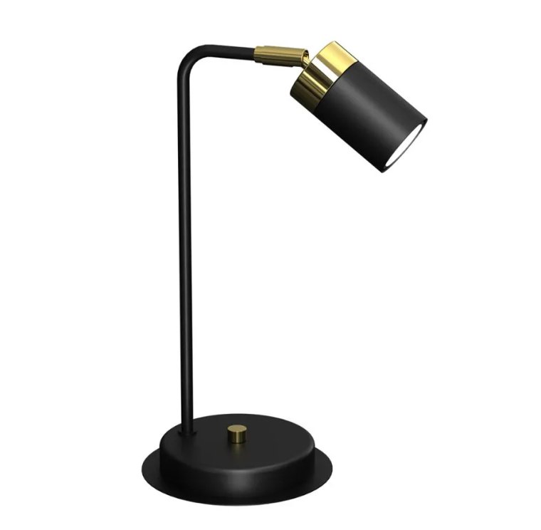 Elegancka lampa stołowa czarna - K380-Hawe