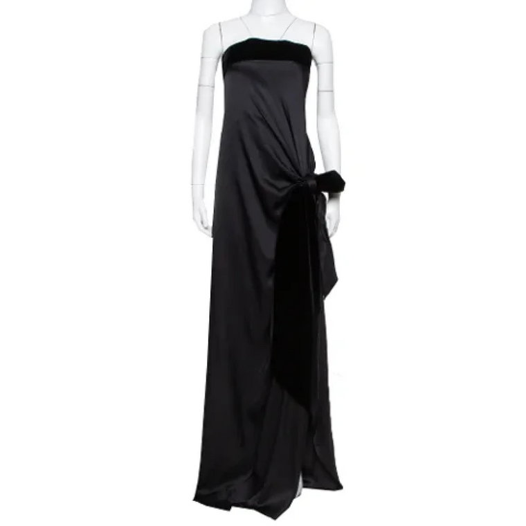 Pre-owned Silk dresses Yves Saint Laurent Vintage