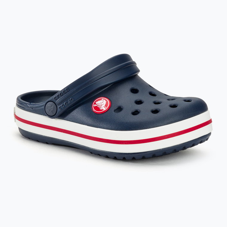 Klapki dziecięce Crocs Crocband Clog navy/red