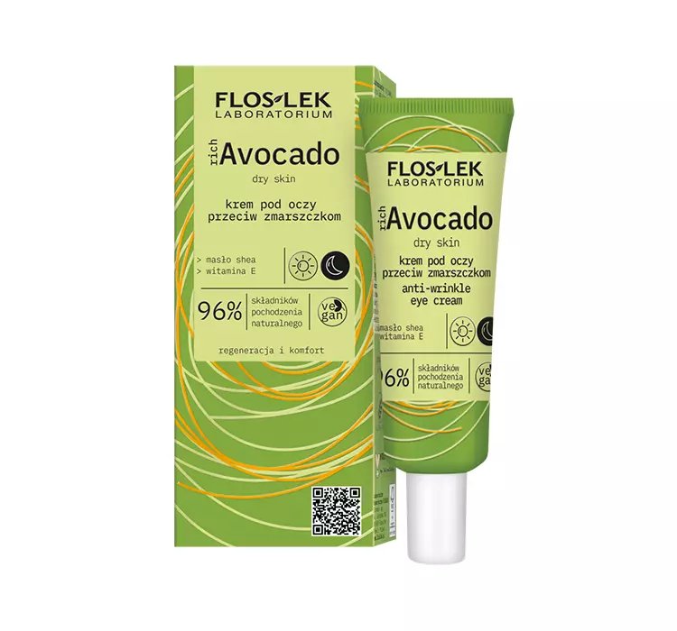 FLOSLEK RICH AVOCADO KREM POD OCZY PRZECIW ZMARSZCZKOM 30ML