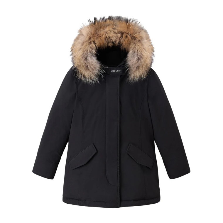 Luksusowa Raccoon Arctic Parka dla dziewczynek i nastolatek Woolrich