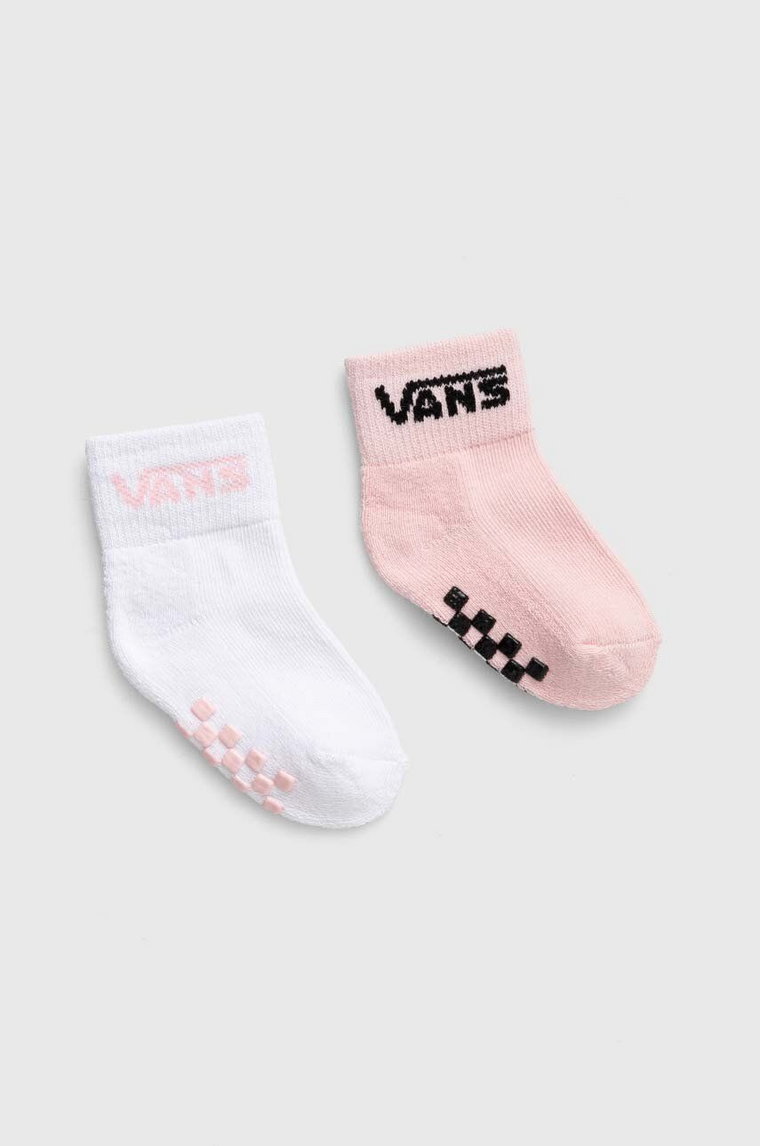 Vans skarpetki dziecięce DROP V CLASSIC SOCK 2-pack kolor różowy