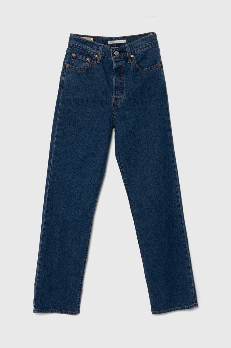 Levi's jeansy RIBCAGE STRAIGHT damskie high waist