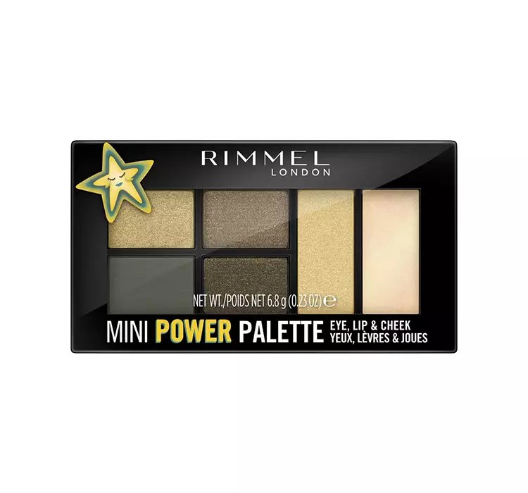 RIMMEL MINI POWER WIELOFUNKCYJNA PALETKA DO MAKIJAŻU 005 BOSS BABY 6,8G