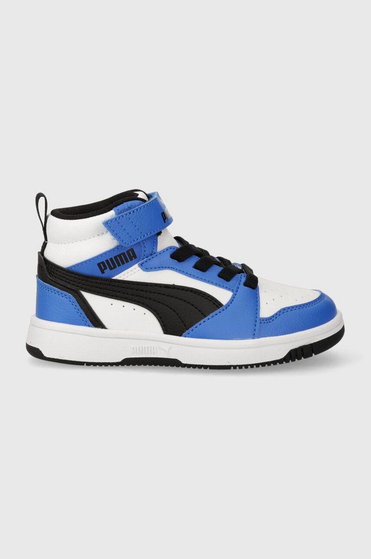 Puma sneakersy dziecięce Rebound V6 Mid AC+ PS kolor niebieski