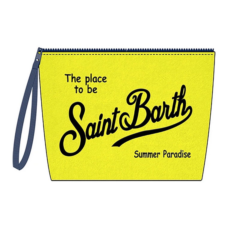 Żółte torby na stylowe ubrania MC2 Saint Barth