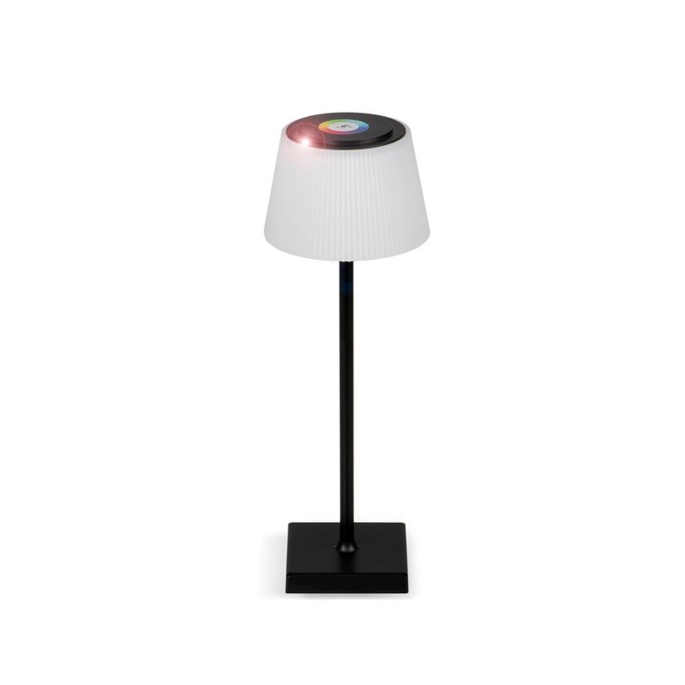 Lampka stołowa biurkowa LED LL TOBR CCT+RGB B czarna nocna USB lampa