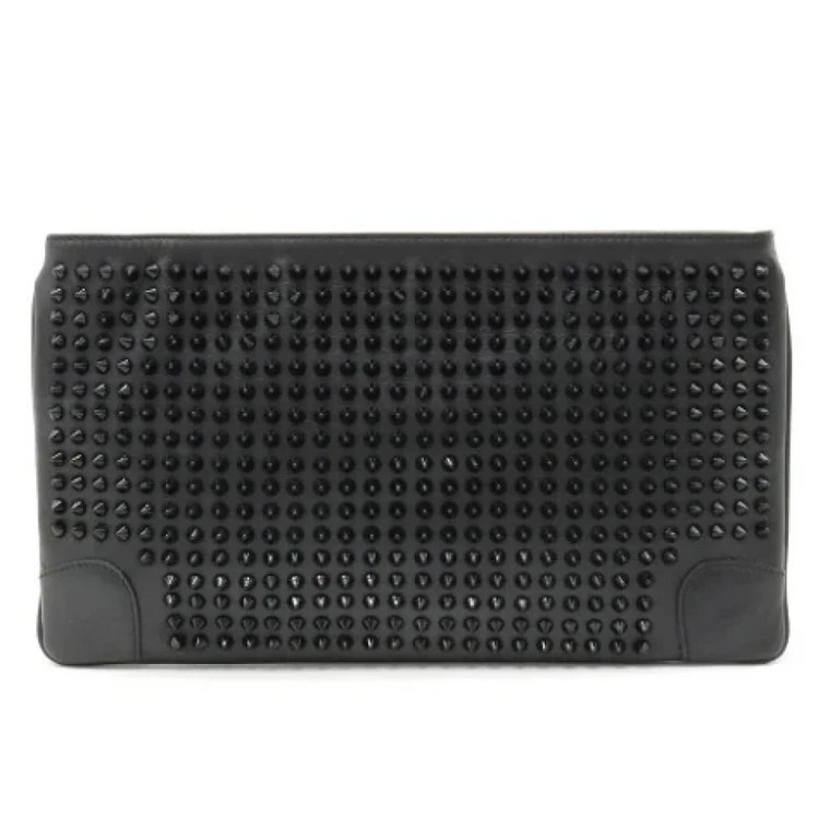 Pre-owned Leather clutches Christian Louboutin Pre-owned