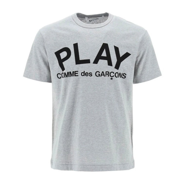 Koszulka z nadrukiem Play z czystej bawełny Comme des Garçons Play