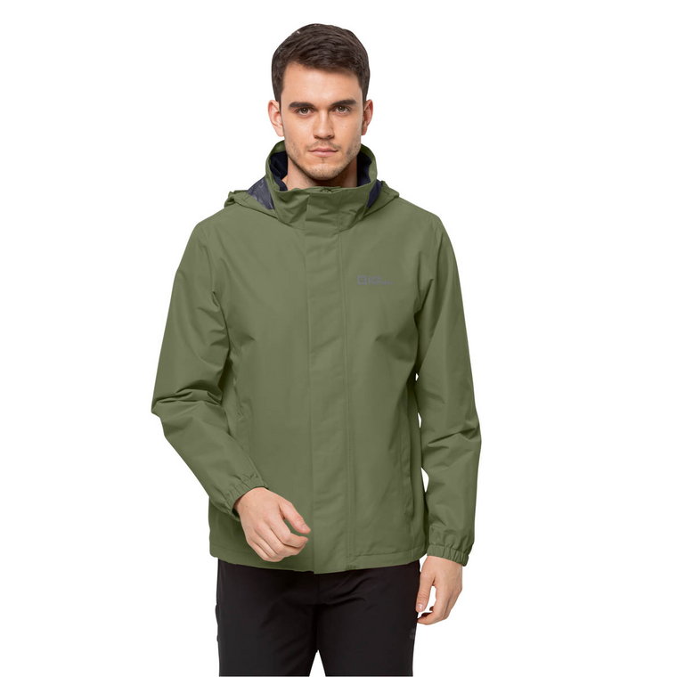 Męska kurtka Jack Wolfskin STORMY POINT 2L JKT M greenwood - S