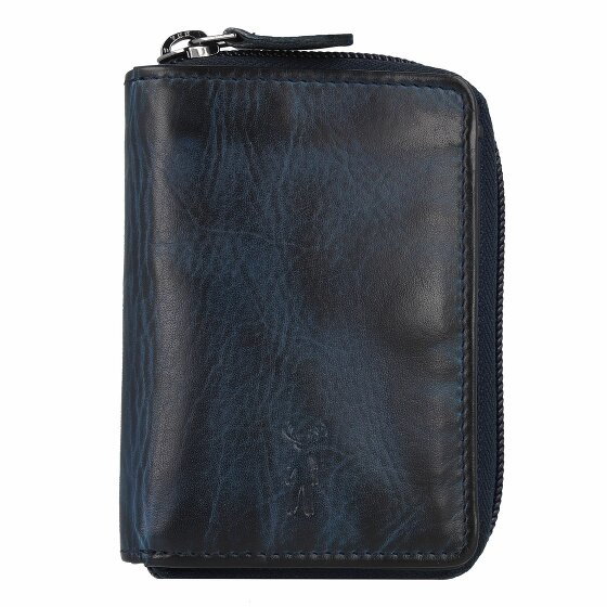 Jack Kinsky Nelson Wallet RFID Leather 11 cm marine