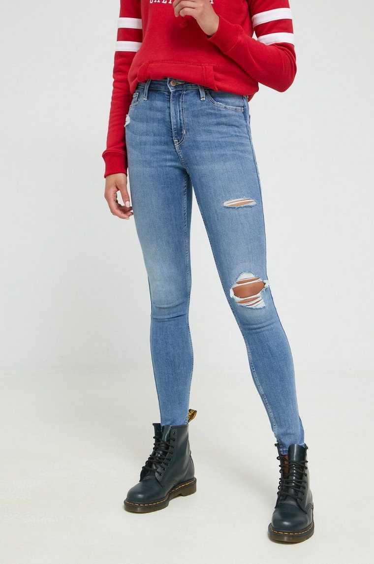 Hollister Co. jeansy damskie high waist