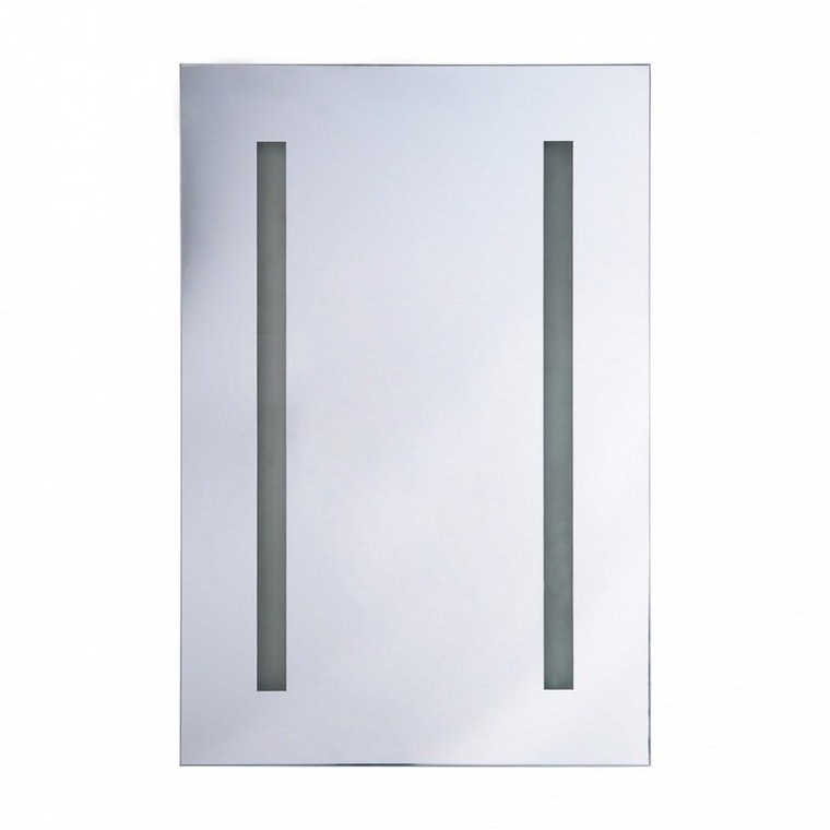 Szafka łazienkowa wisząca z lustrem LED 40 x 60 cm biała CAMERON kod: 4251682244466