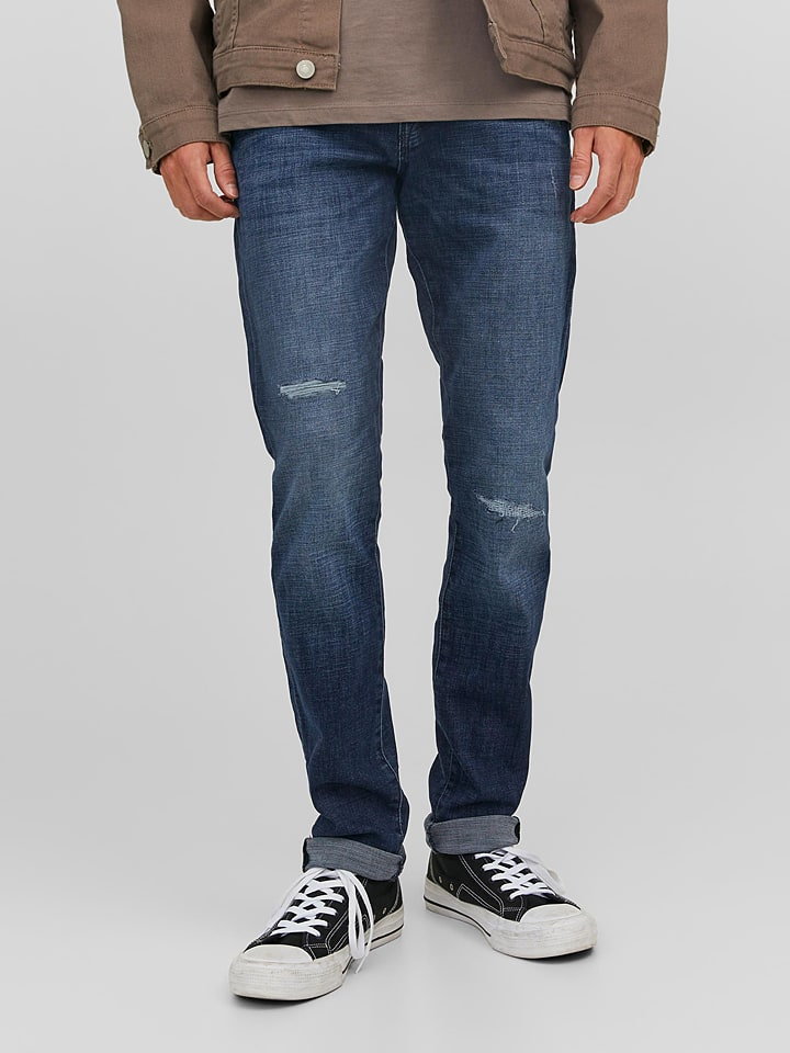 Jack & Jones DÅinsy "Glenn" - Slim fit - w kolorze granatowym