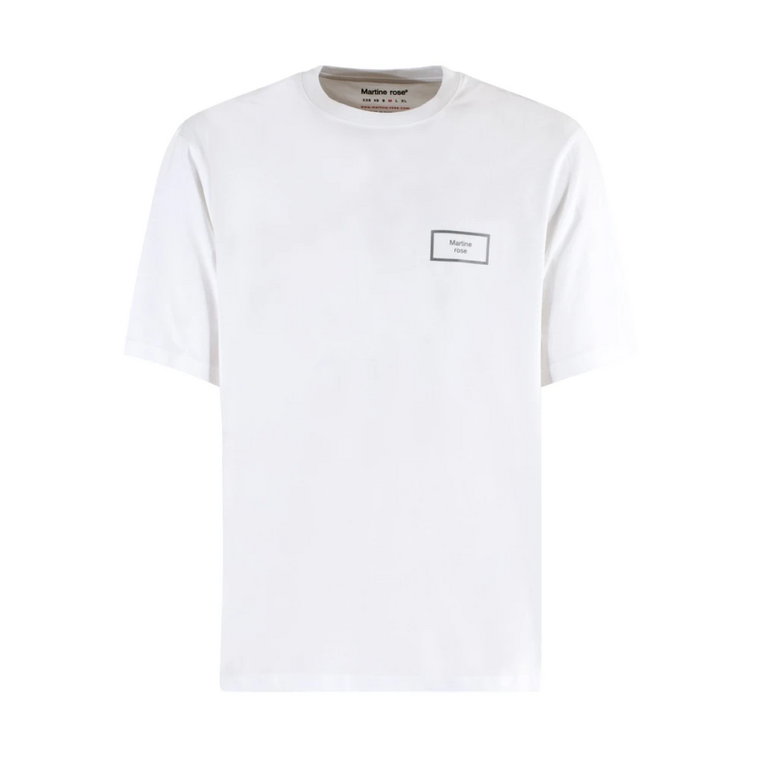 Biała Koszulka z Logo Martine Rose