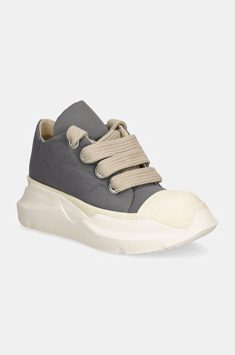 Rick Owens trampki Jumbo Laces Abstract Low Sneak męskie kolor szary DU02D2845.MUPAW2